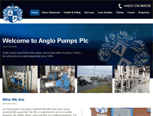 Tablet Screenshot of anglo-pumps.co.uk